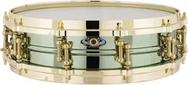 Малый барабан Ludwig Carl Palmer Venus Brass 14x3.7 Green