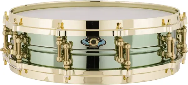 Малый барабан Ludwig Carl Palmer Venus Brass 14x3.7 Green