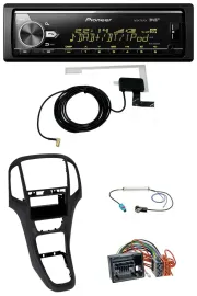 Pioneer Bluetooth DAB USB MP3 Autoradio für Opel Astra J ab 2009 Perl schwarz