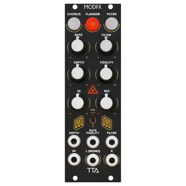 Модульный студийный синтезатор Tiptop Audio ModFX Chorus, Flanger and Filter Eurorack Module, Black