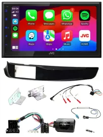 JVC Bluetooth 2DIN Lenkrad DAB USB Autoradio für Alfa Giulietta 940 10-14 schwar