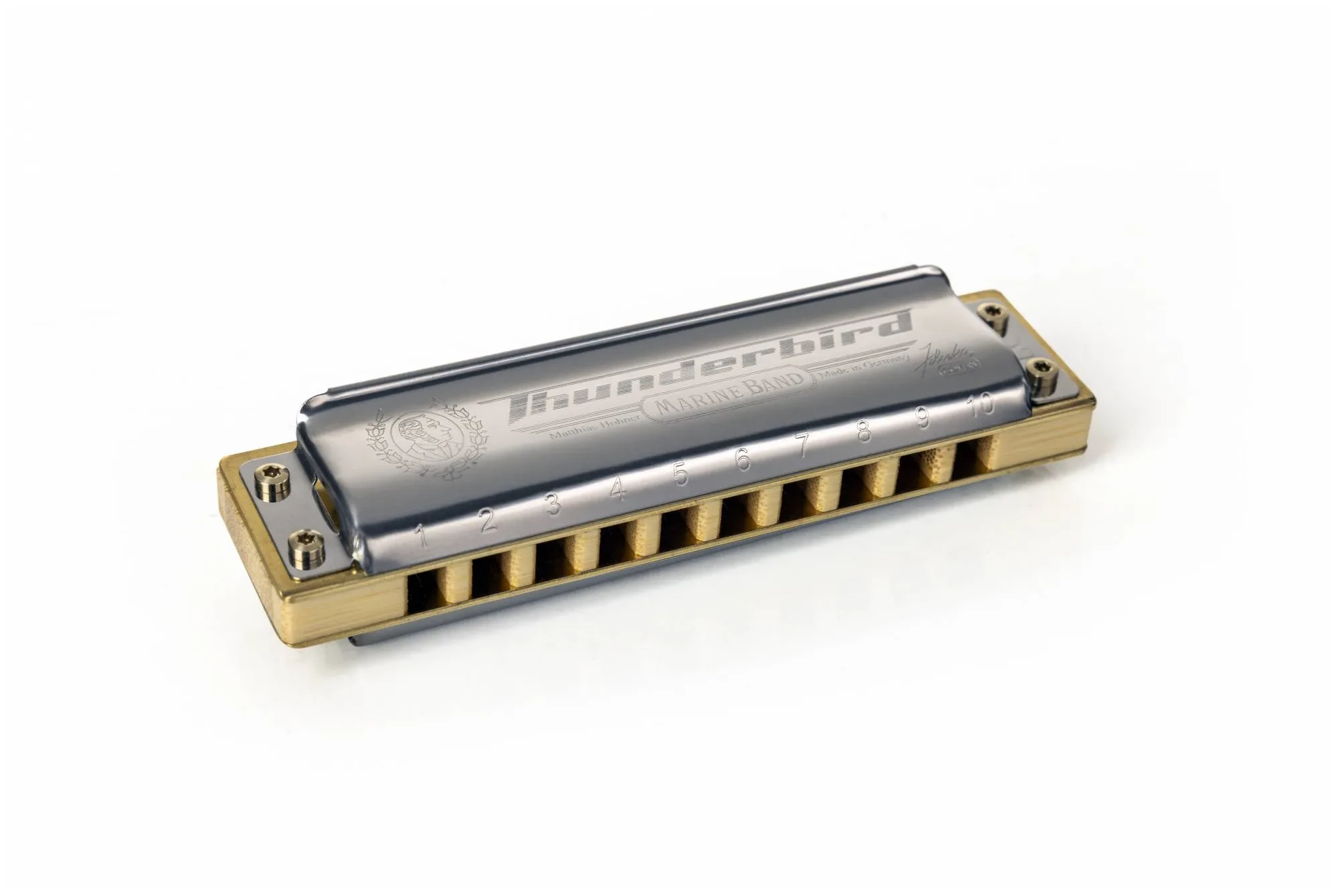 HOHNER Marine Band Thunderbird D-major, low octave - Губная гармоника диатоническая