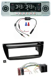 Dietz DAB USB MP3 Bluetooth Autoradio für Opel Combo ab 11 Fiat Doblo 12-15