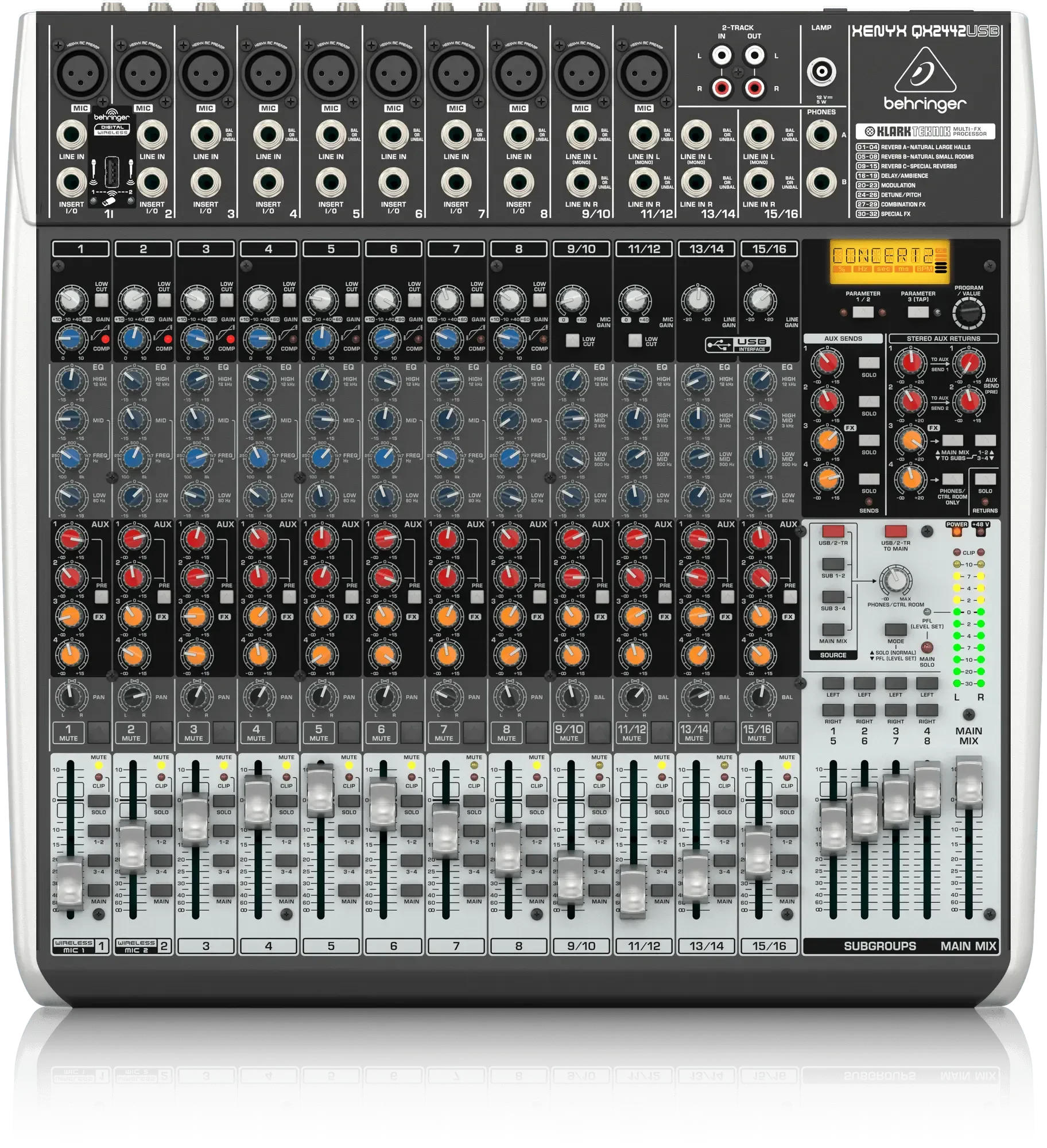 Аналоговый микшер Behringer Xenyx QX2442USB