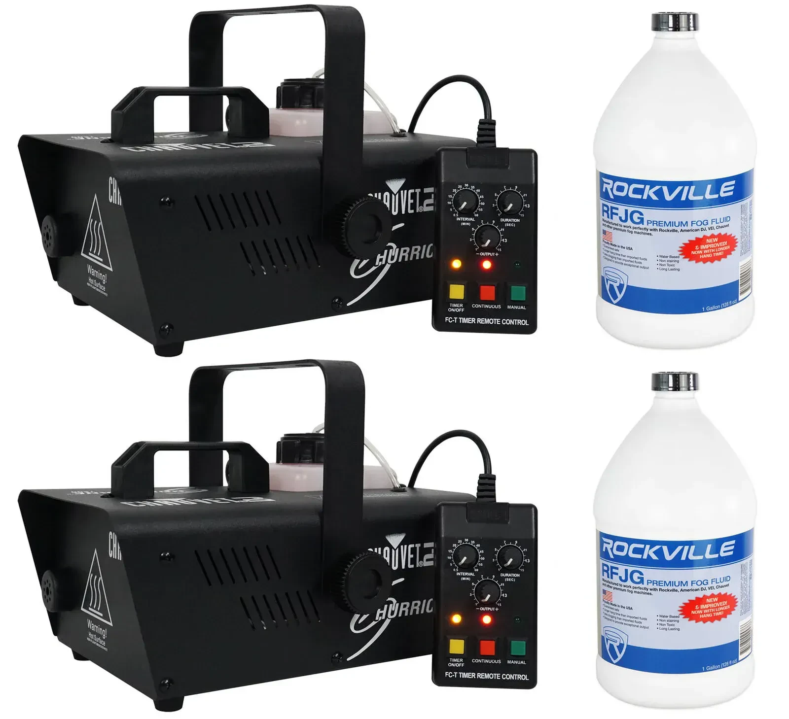 Генератор дыма Chauvet DJ H1200 Hurricane 1200 с аксессуарами (пара)