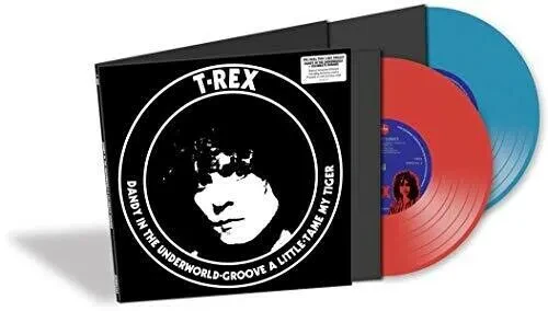 Виниловая пластинка T.Rex – Dandy In The Underworld (набор, 2 шт., красный и синий, 10") (Релиз 2019)