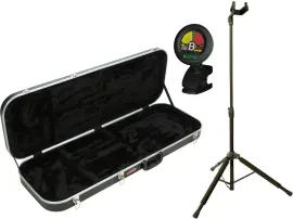 Кейс для электрогитары SKB 1SKB-6 (жесткий) с гитарной стойкой и тюнером