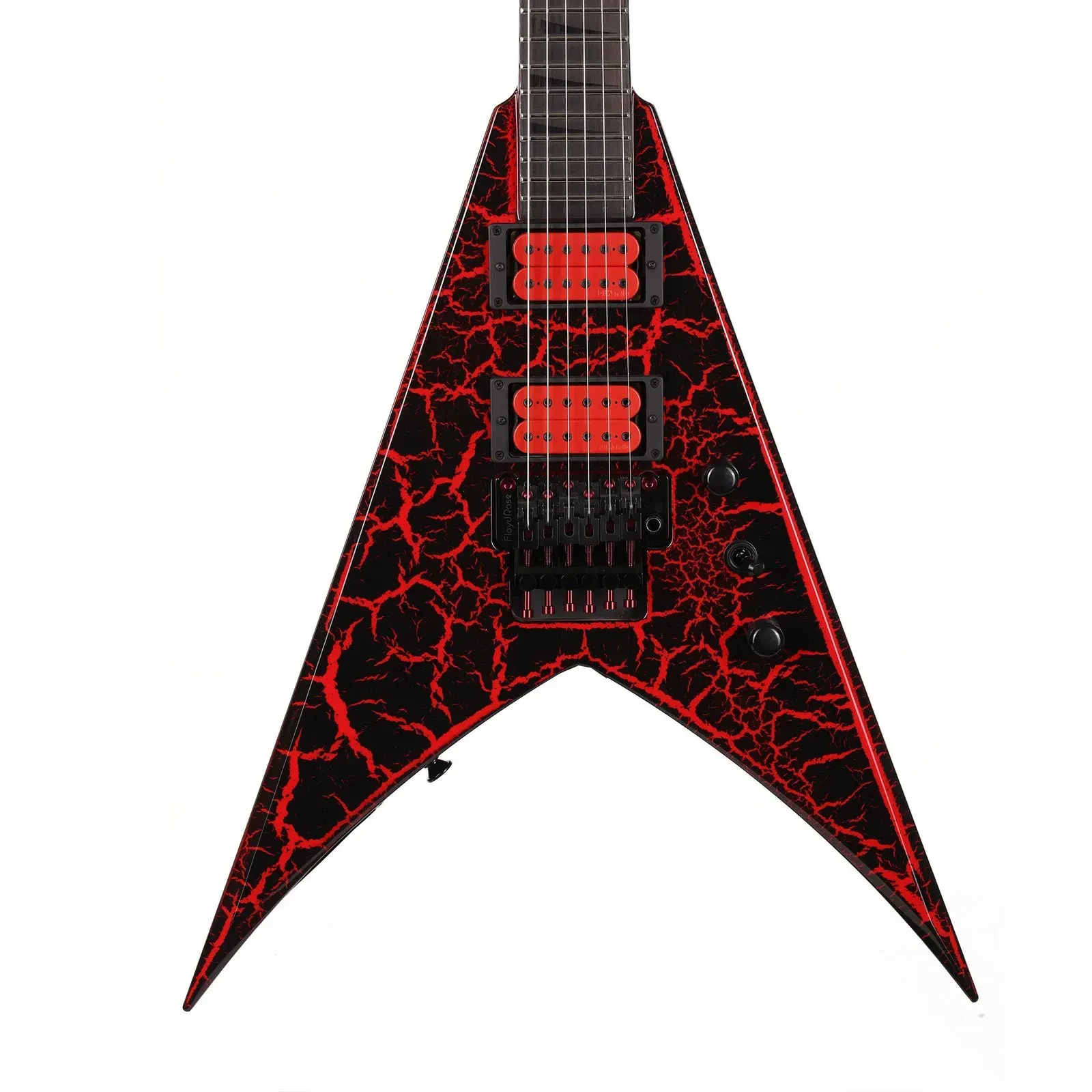 Jackson Custom Shop King V Red Crackle