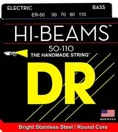 Струны для бас-гитары DR Strings Hi-Beam ЕR-50 50-110