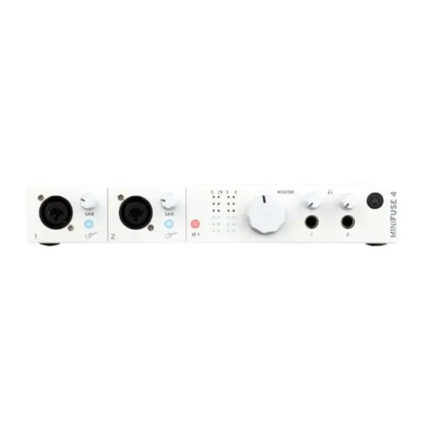 Arturia MiniFuse 4 USB Type C 4 x 4 Audio Interface White