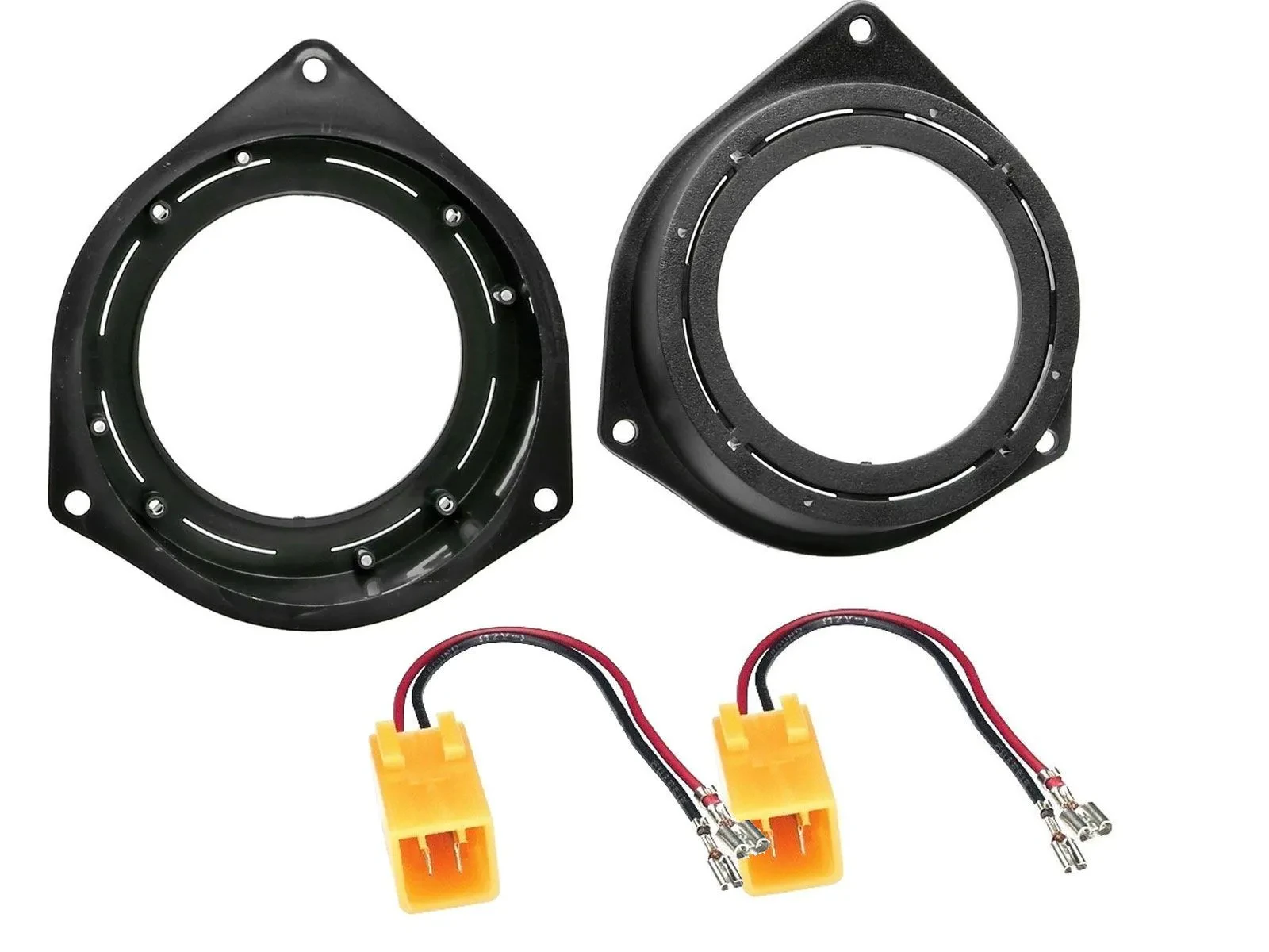 Lautsprechereinbauset für Fiat 500 Bravo Punto 100-120 mm Ablage Tür Front Heck