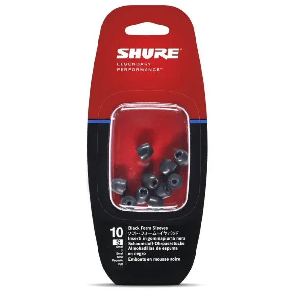 Амбушюры для наушников Shure EABKF1-10S Black (10 штук)