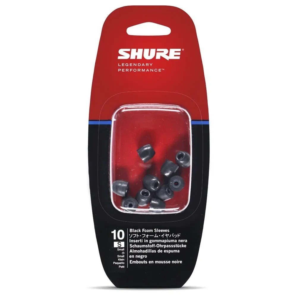 Амбушюры для наушников Shure EABKF1-10S Black (10 штук)