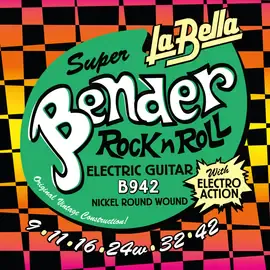 Струны для электрогитары La Bella B942 The Bender 9-42