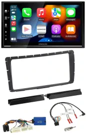 Автомагнитола Kenwood 2-DIN, DAB, USB, Bluetooth для Toyota Hilux (с 2011), 28-pin