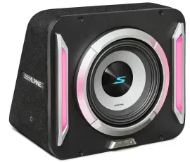Alpine S2-SB8 300W RMS 8" Loaded S-Series Subwoofer Enclosure