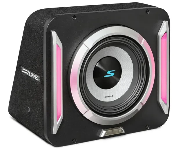Alpine S2-SB8 300W RMS 8" Loaded S-Series Subwoofer Enclosure