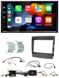 Kenwood DAB USB Bluetooth 2DIN Lenkrad Autoradio für Porsche Panamera 2009-2016