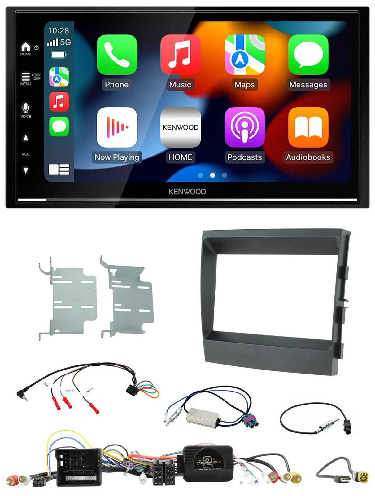 Kenwood DAB USB Bluetooth 2DIN Lenkrad Autoradio für Porsche Panamera 2009-2016
