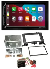 ESX 2DIN DAB USB MP3 Bluetooth Autoradio für Mercedes Sprinter W906 ab 06 Rubber