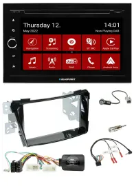 Blaupunkt Lenkrad DVD Bluetooth DAB 2DIN USB Autoradio für Hyundai i40 ab 2011 V