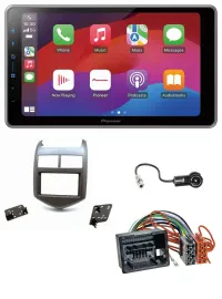 Pioneer MP3 USB DAB Bluetooth 2DIN Autoradio für Chevrolet Aveo Sonic ab 2011 du