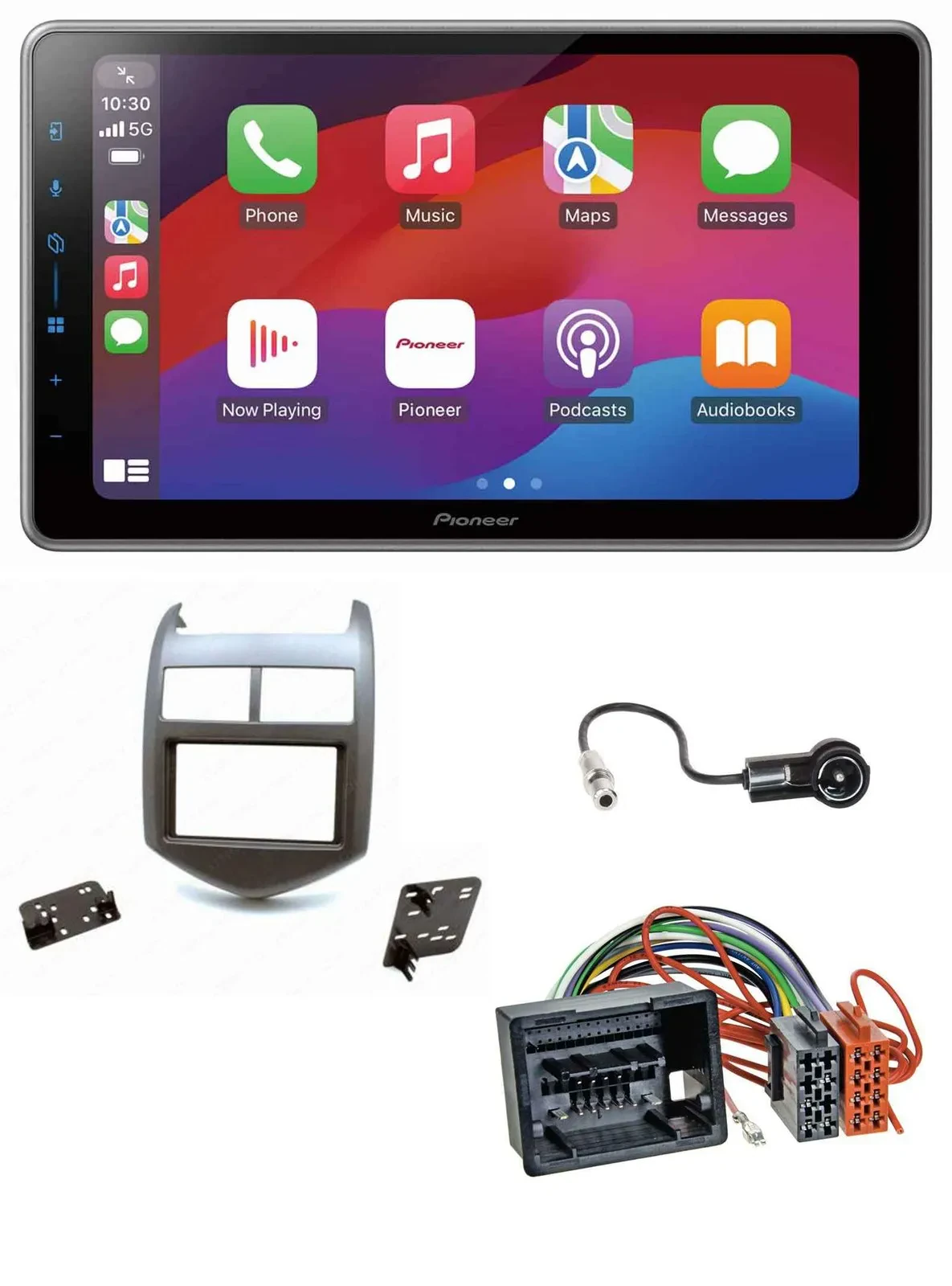 Pioneer MP3 USB DAB Bluetooth 2DIN Autoradio für Chevrolet Aveo Sonic ab 2011 du