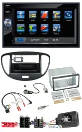 Blaupunkt 2DIN Bluetooth TMC USB Lenkrad SD Navigation für Hyundai i10 2009-2013