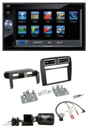 Blaupunkt SD USB TMC Bluetooth 2DIN Lenkrad Navigation für Fiat Grande Punto 06-