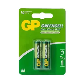 Элемент питания GP GP15G-2CR2 Greencell AA (2 штуки)