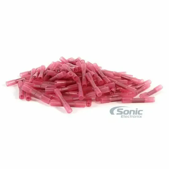 Belva BHS22R 22/18 Gauge Red Heat Shrink Connectors - 100 Pack