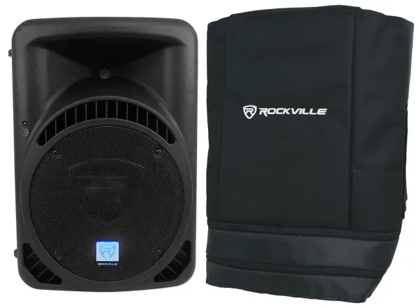 Rockville RPG12BT V2 12" Powered 800W DJ PA Speaker w/Bluetooth+Slip Cover