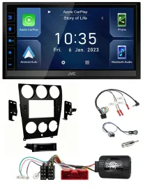 JVC DAB Bluetooth Lenkrad USB 2DIN Autoradio für Mazda 6 2006-2008