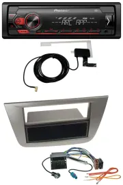 Автомагнитола для Seat Altea/Toledo (с 2005) Pioneer 1DIN USB DAB MP3 AUX антрацит металлик