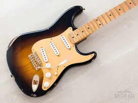 2023 Fender Custom Shop Limited Edition 1955 Bone Tone Stratocaster Relic, Case