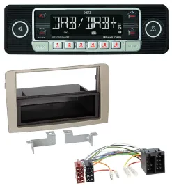 Dietz USB DAB MP3 Bluetooth Autoradio für Lancia Musa (ab 2005)