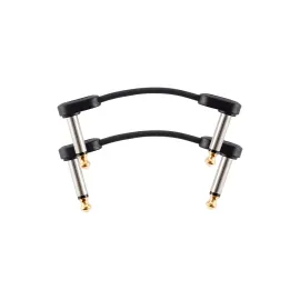 Planet Waves PW-FPRR-202 Custom Series Flat Инструментальный патч-кабель, 2шт, 5см, D'Addario