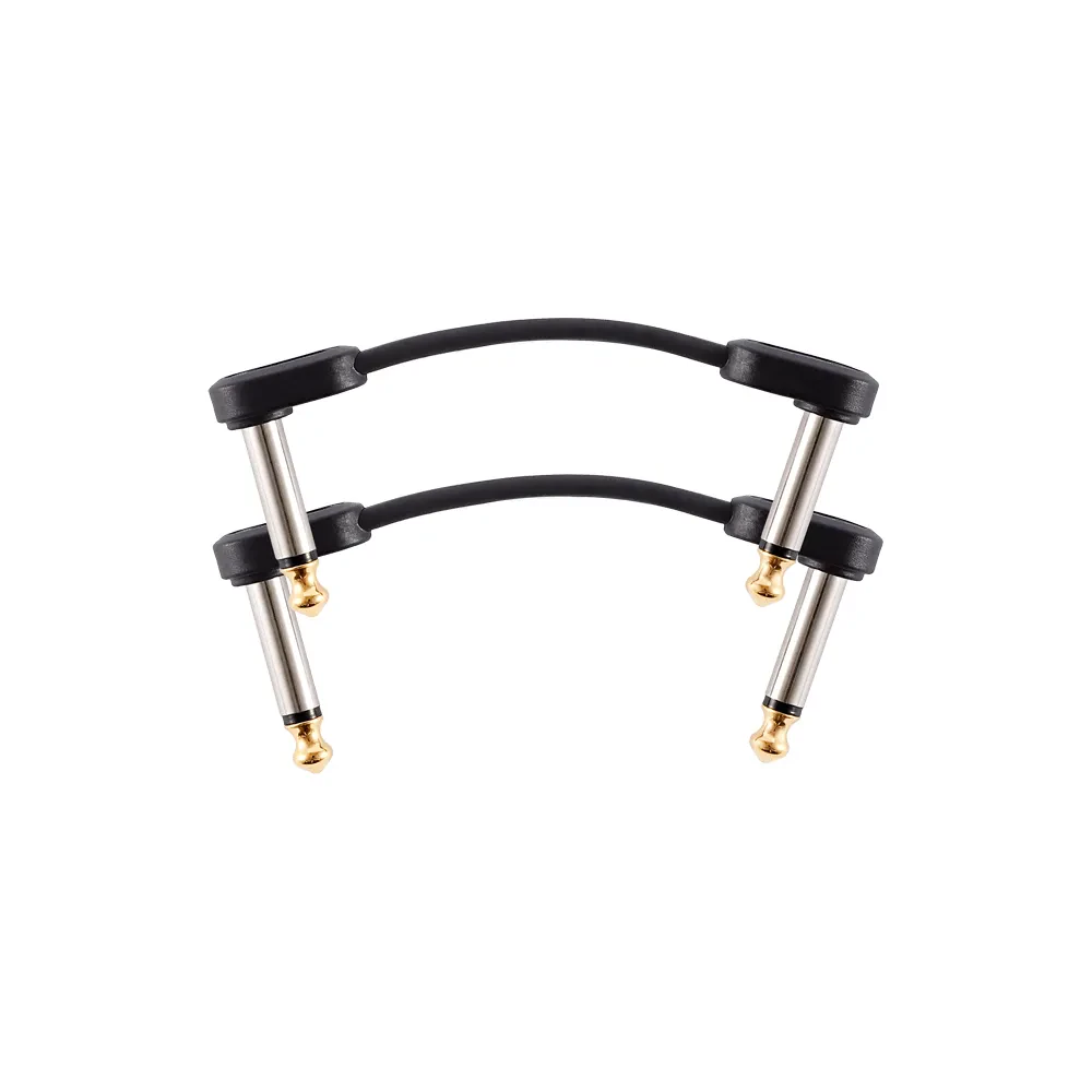 Planet Waves PW-FPRR-202 Custom Series Flat Инструментальный патч-кабель, 2шт, 5см, D'Addario