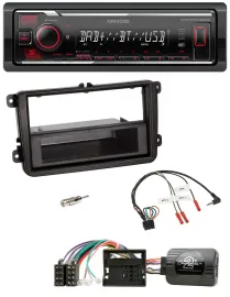 Автомагнитола для Skoda Fabia (5J) 2007–2014 Kenwood Bluetooth USB DAB