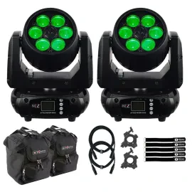 Прибор с полным движением JMAZ LIGHTING JZ3007 Attco Wash 100Z LED с аксессуарами (пара)