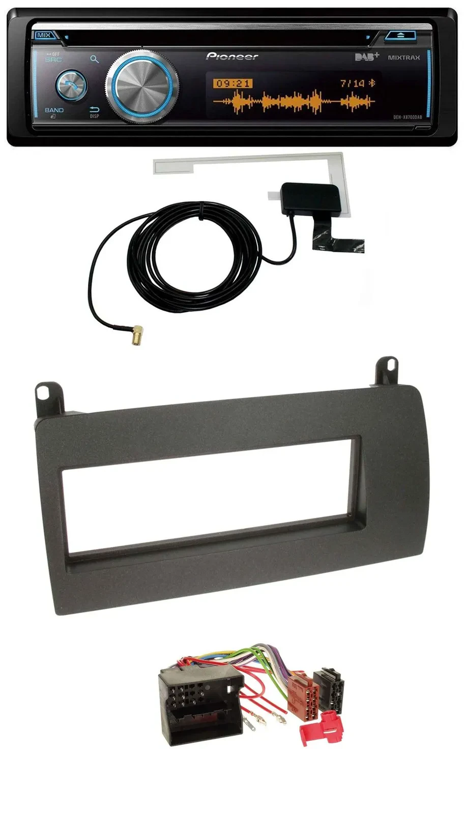 Автомагнитола для Rover 75 (2002–2005) Pioneer CD USB MP3 DAB Bluetooth