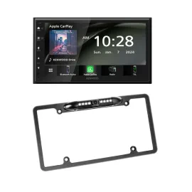 Kenwood DMX4710S Double-DIN Touchscreen Receiver + License Plate Camera