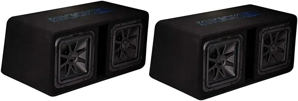 Сабвуфер пассивный Kicker 44DL7S122 Dual 12" vented 3000W Max (набор, 2 шт.)