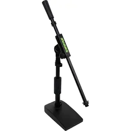 Shure Compact Low Profile Mic Stand with Single-Section Boom Black