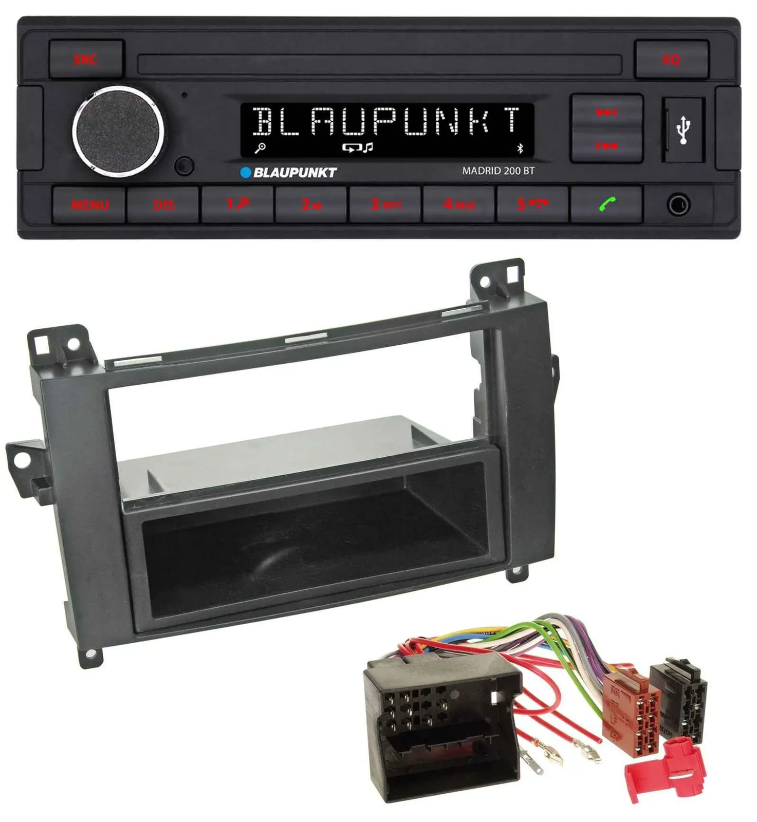 Автомагнитола для Mercedes Vito/Viano W639 2006–2014 Blaupunkt USB, AUX, Bluetooth, MP3