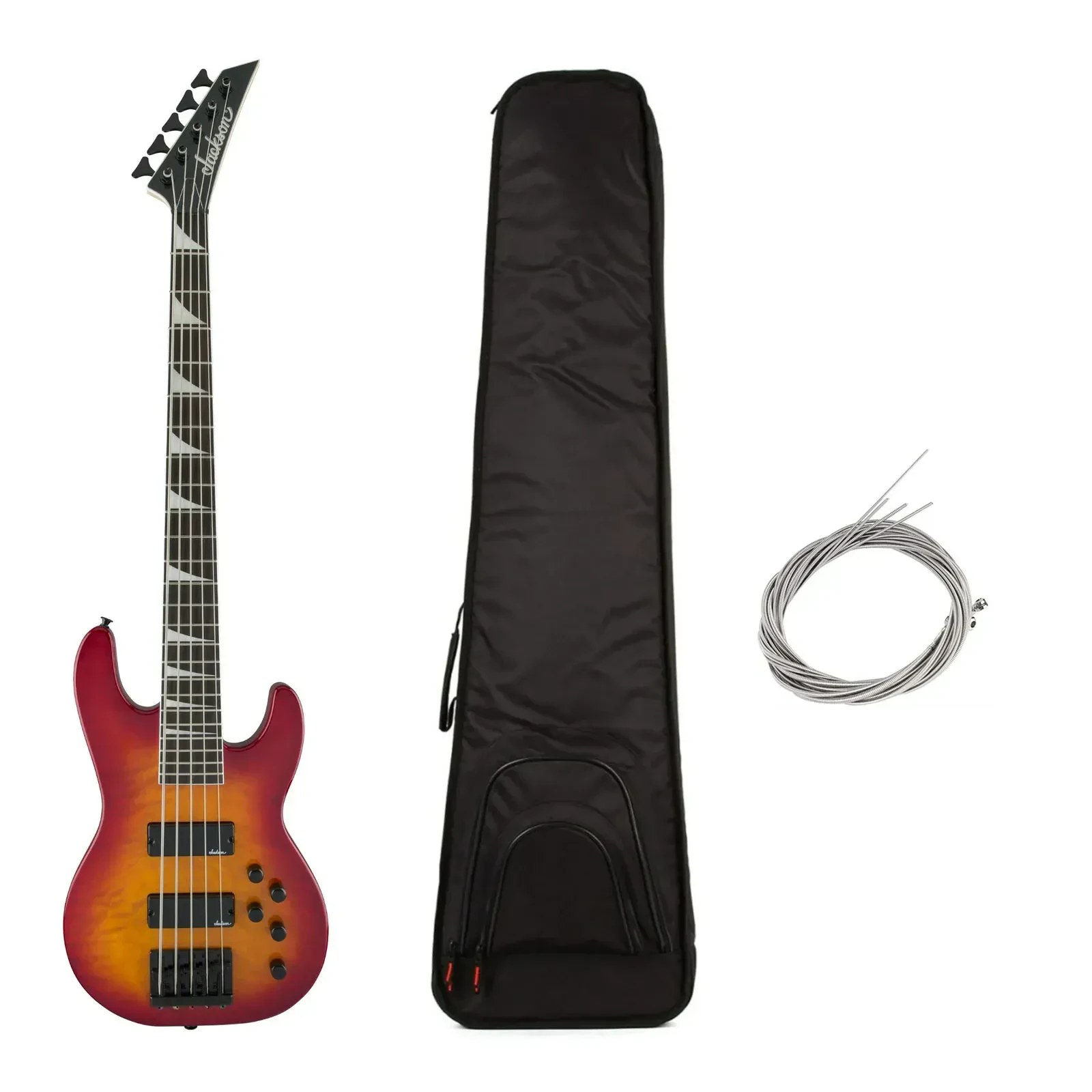 Jackson JS Series Concert 5 String Electric Guitar Cherry with Bag and String