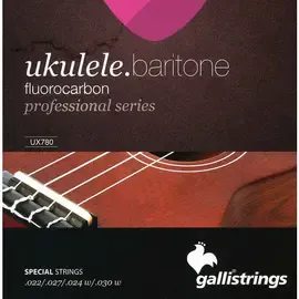 Струны для укулеле баритон Galli Strings UX780
