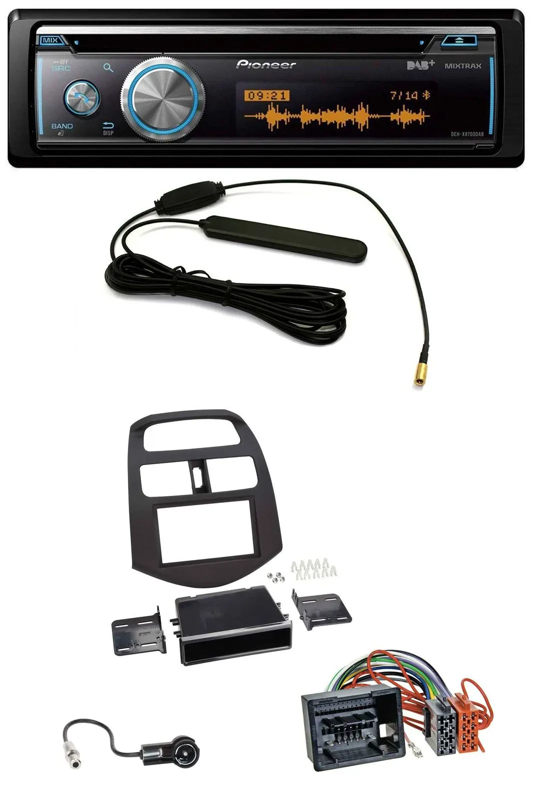 Автомагнитола для Chevrolet Spark (с 2013) Pioneer CD/USB/Bluetooth/DAB/MP3