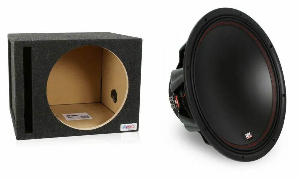 Сабвуфер автомобильный MTX 5515-22 2 x 15" 800W 2 Ohm в фазоинверторном корпусе