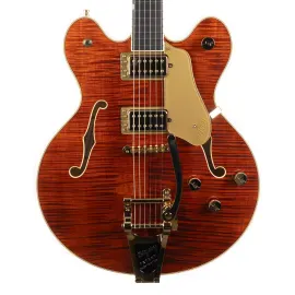 Электрогитара Gretsch Broadkaster LX Figured, Center Block, Bigsby, Bourbon Stain
